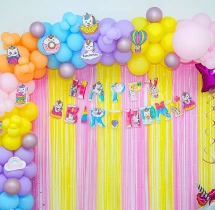 birthday Simple Unicorn Theme Balloon Arch Decoration