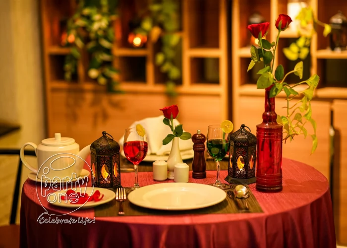 candlelight dinners Romantic Rooftop Dinner Date at Inventree Nagavara