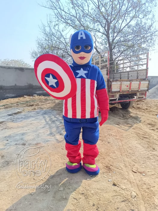 Captain America Mascot