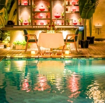 candlelight dinners Romantic Poolside Candlelight Dinner at Expo Inn