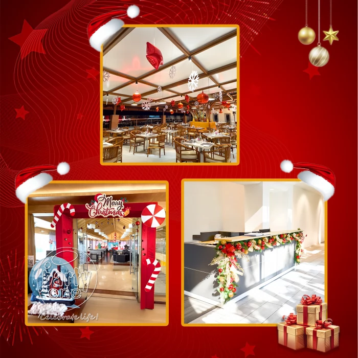 festival decorations Merry Christmas Theme Balloon Star Decor