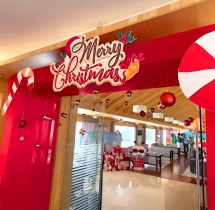 festival decorations Merry Christmas Theme Balloon Star Decor