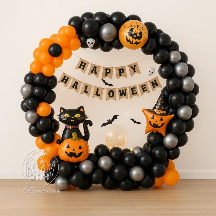 festival decorations Spooky Halloween Theme Balloon Ring Decoration