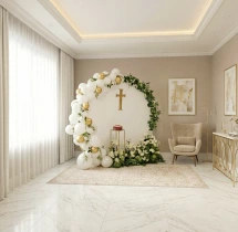 decorations Flower and Balloon First Holy Communion Decor