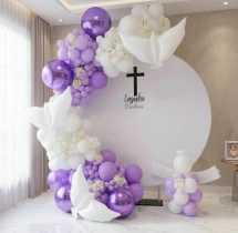 decorations Lavender and White Theme Holy Communion Decoration