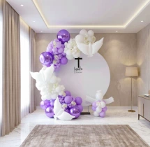 decorations Lavender and White Theme Holy Communion Decoration