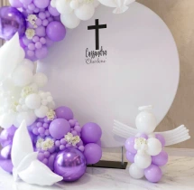 decorations Lavender and White Theme Holy Communion Decoration