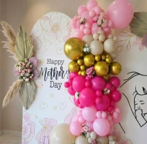 decorations Aesthetic Mothers Day Backdrop Decor