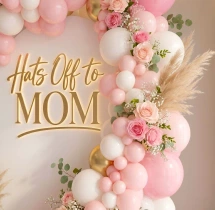 decorations Luxury Mothers Day Floral Balloon Decoration