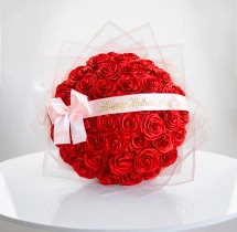decorations Red Rose Mothers Day Flower Bouquet