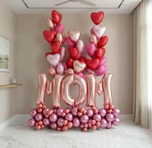 decorations Mothers Day Foil Balloon Bouquet