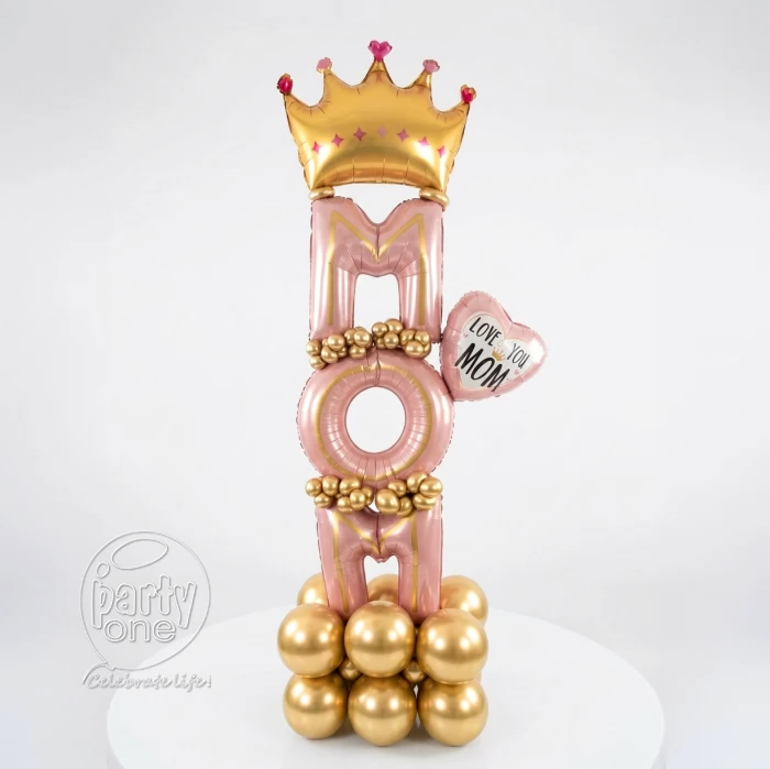 surprises Royal Crown Mothers Day Balloon Stand