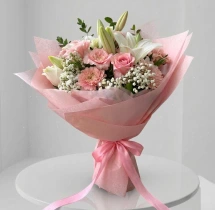 decorations Blush Pastel Pink Floral Bouquet