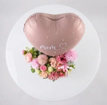 decorations Moms Special Balloon and Flower Bouquet