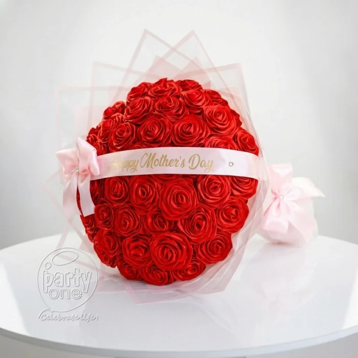 surprises Red Rose Mothers Day Flower Bouquet