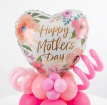 decorations Happy Mothers Day Heart Balloon Bouquet