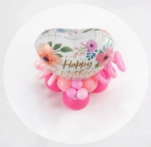 decorations Happy Mothers Day Heart Balloon Bouquet