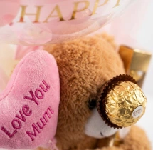 decorations Happy Mothers Day Teddy Balloon Bouquet