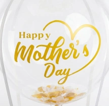 decorations Yellow Rose and Balloon Bouquet