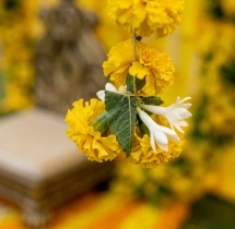 decorations Premium Haldi Floral Backdrop Decoration