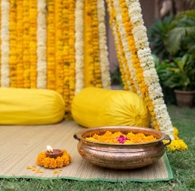 decorations Artificial Flower Haldi Ceremony Decor