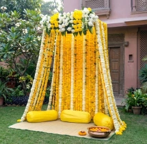 decorations Artificial Flower Haldi Ceremony Decor