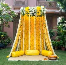 decorations Artificial Flower Haldi Ceremony Decor