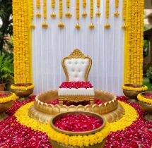 decorations Haldi Background Decoration at Home