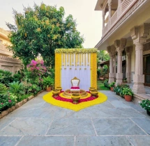 decorations Haldi Background Decoration at Home