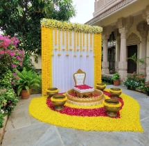 decorations Haldi Background Decoration at Home