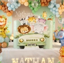 birthday 1st Birthday Safari Jungle Theme Decoration