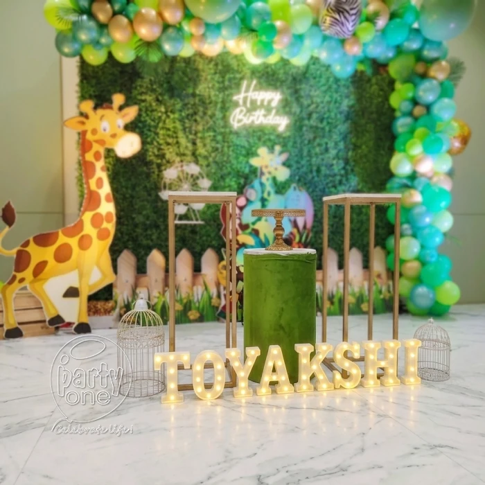 birthday Forest Theme Birthday Balloon Decoration