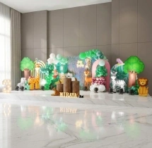 birthday 3rd Birthday Jungle Theme Decoration
