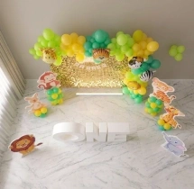 birthday Sequin Jungle Theme Birthday Balloon Decoration