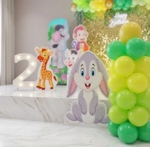 birthday Jungle Theme Birthday Stage Decoration