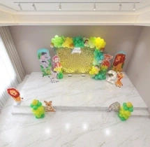 birthday Jungle Theme Birthday Stage Decoration