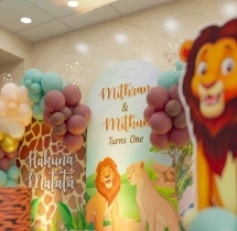 birthday 5th Jungle Theme Birthday Decoration