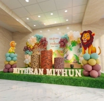 birthday 5th Jungle Theme Birthday Decoration