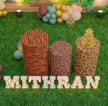 birthday 5th Jungle Theme Birthday Decoration