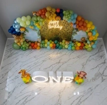 birthday Wild Jungle Sequin Theme Birthday Decoration
