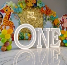 birthday Wild Jungle Sequin Theme Birthday Decoration