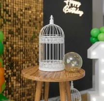 birthday Luxury Jungle Theme Green Hue Balloon Decor