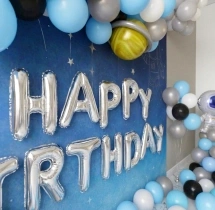 birthday Astronaut Theme Birthday Decoration