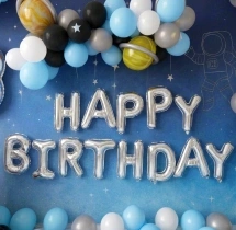 birthday Astronaut Theme Birthday Decoration