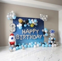 birthday Astronaut Theme Birthday Decoration