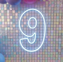 birthday K Pop Theme Balloon Backdrop Setup