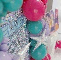 birthday K Pop Balloon Garland Backdrop Decoration
