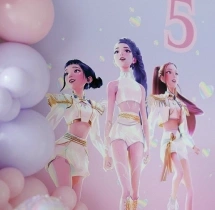 birthday K Pop Party Feature Backdrop Decoration