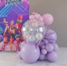 birthday K Pop Birthday Balloon Backdrop Duo