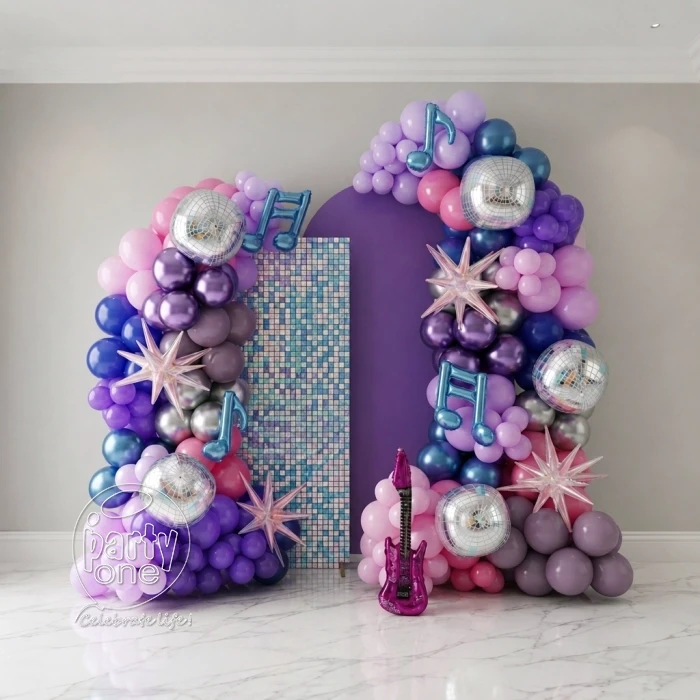 kids theme decorations K Pop Music Theme Backdrop Decoration